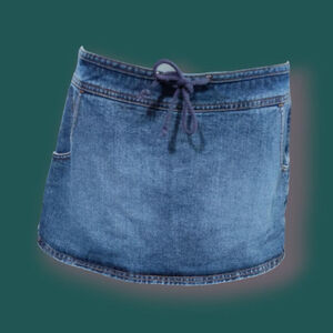 U.S. Polo Assn. Denim Mini Skort | Vintage Y2K Blue Jean Skort